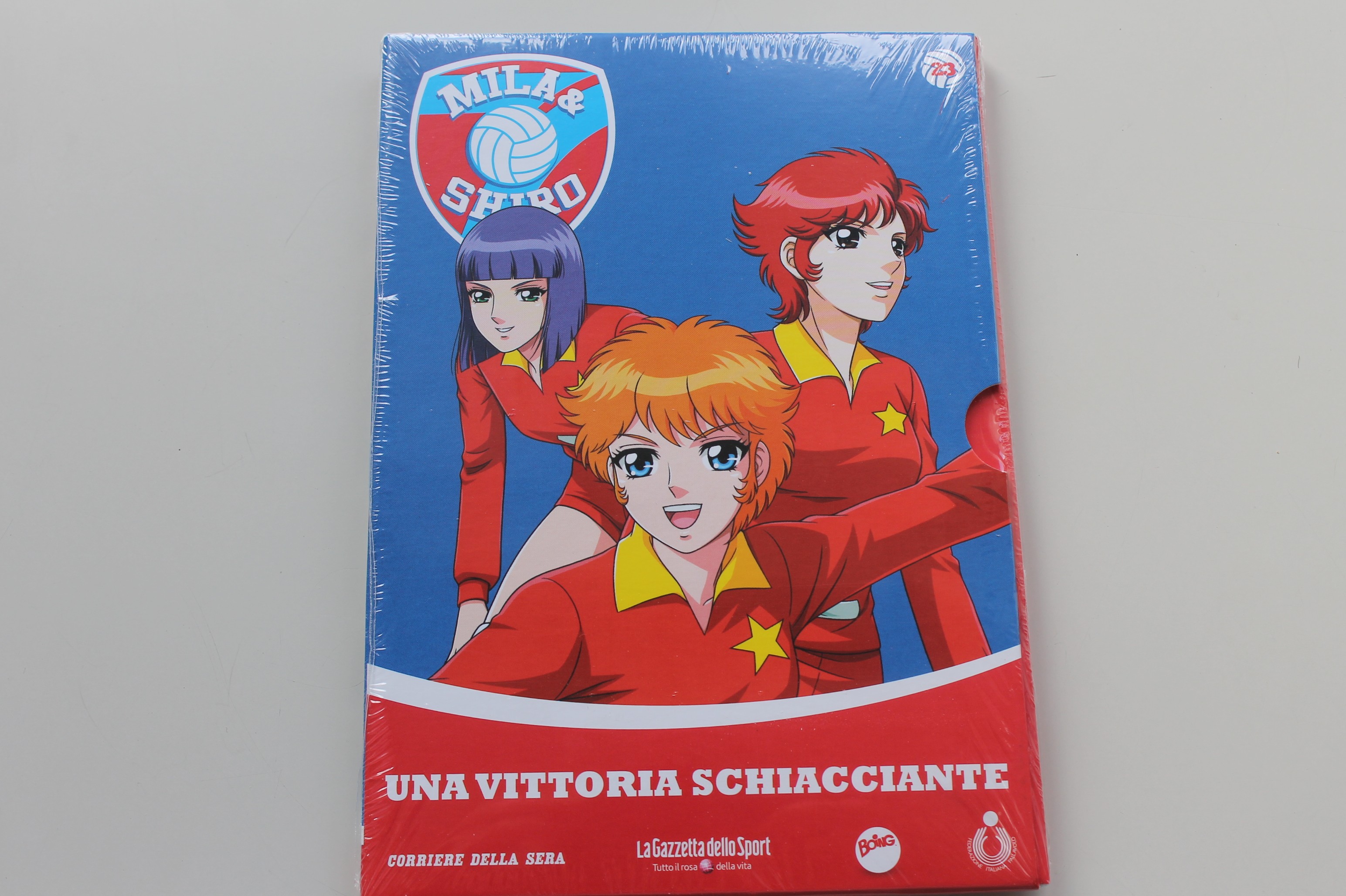 MILA & SHIRO, DVD VOLUME 23, UNA VITTORIA SCHIACCIANTE, GAZZETTA DELLO SPORT, SIGILLATO