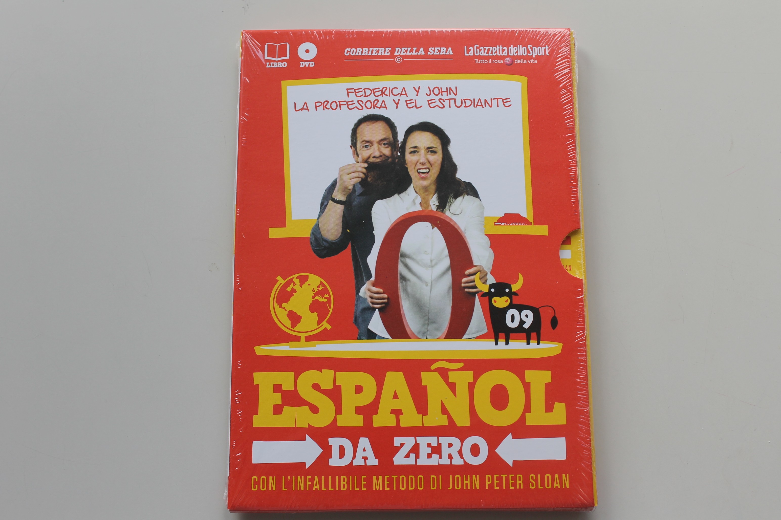 ESPANOL DA ZERO DVD VOLUME 9 CON IL METODO DI JOHN PETER SLOAN, FEDERICA Y JOHN, SIGILLATO