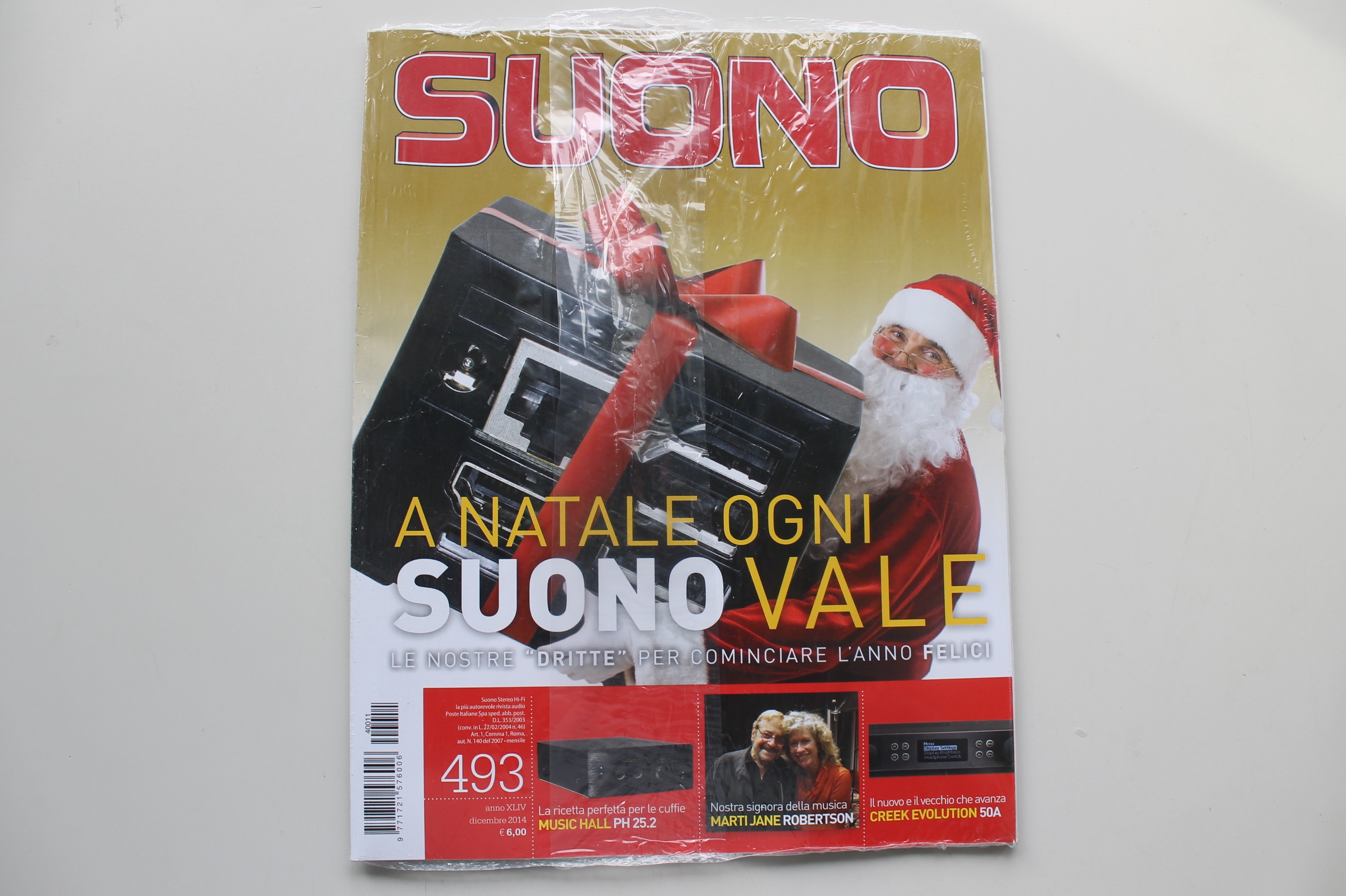 SUONO, RIVISTA SPECIALIZZATA. DICEMBRE 2014