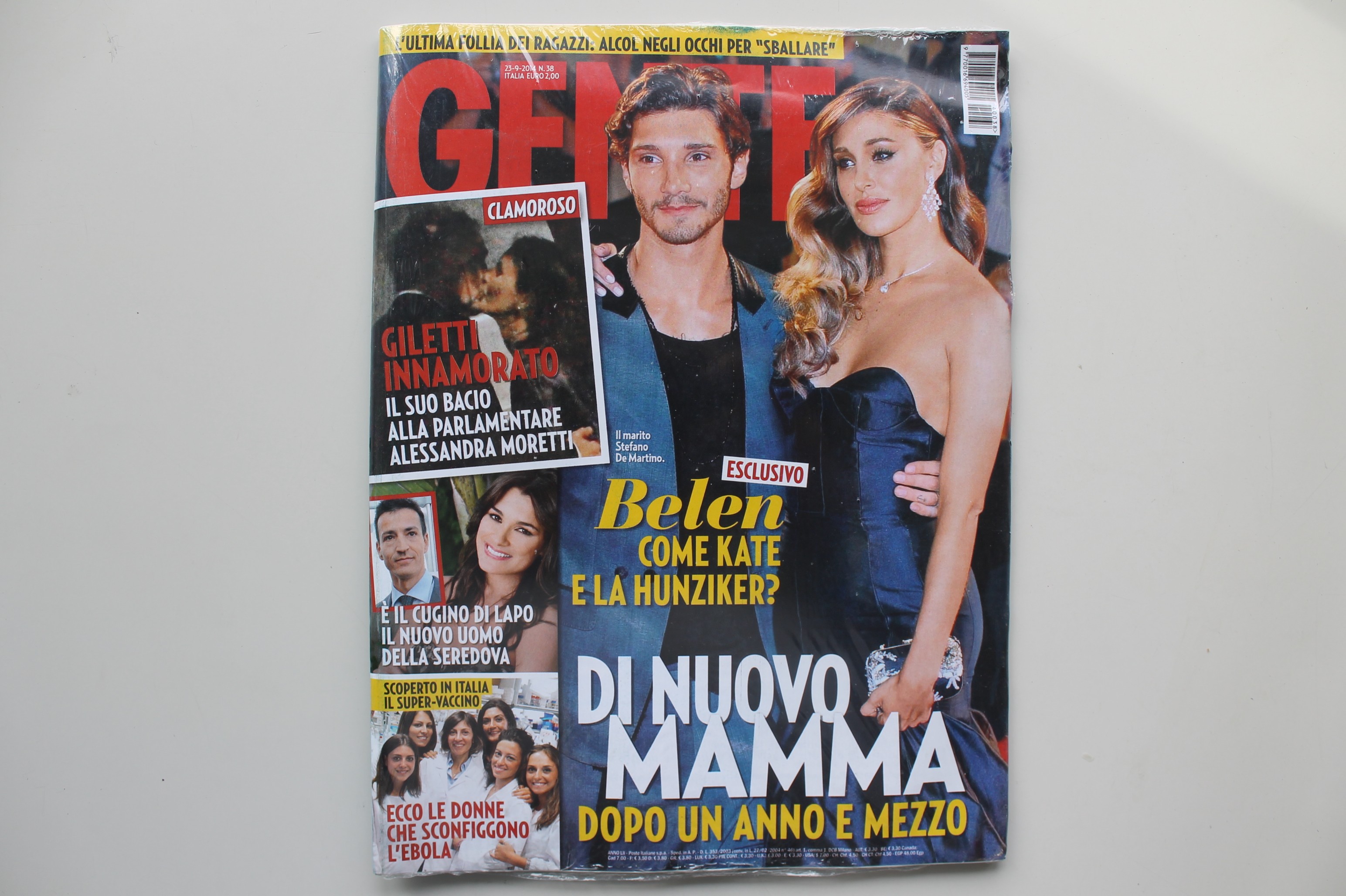 GENTE, 23 SETTEMBRE 2014, N. 38. BELEN DI NUOVO MAMMA
