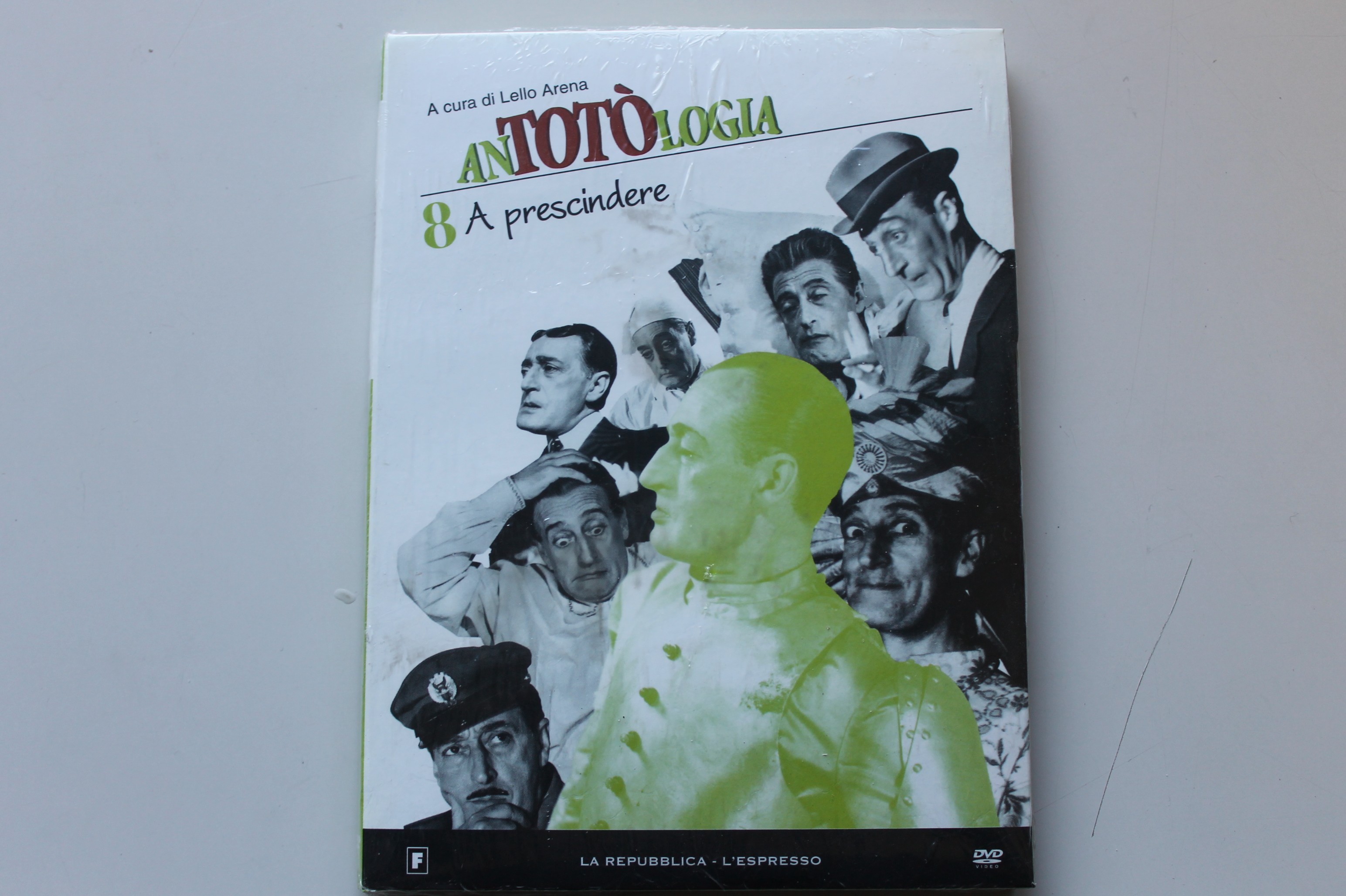 ANTOTOLOGIA, TOTO', LELLO ARENA, NUM.8 A PRESCINDERE, DVD SIGILLATO