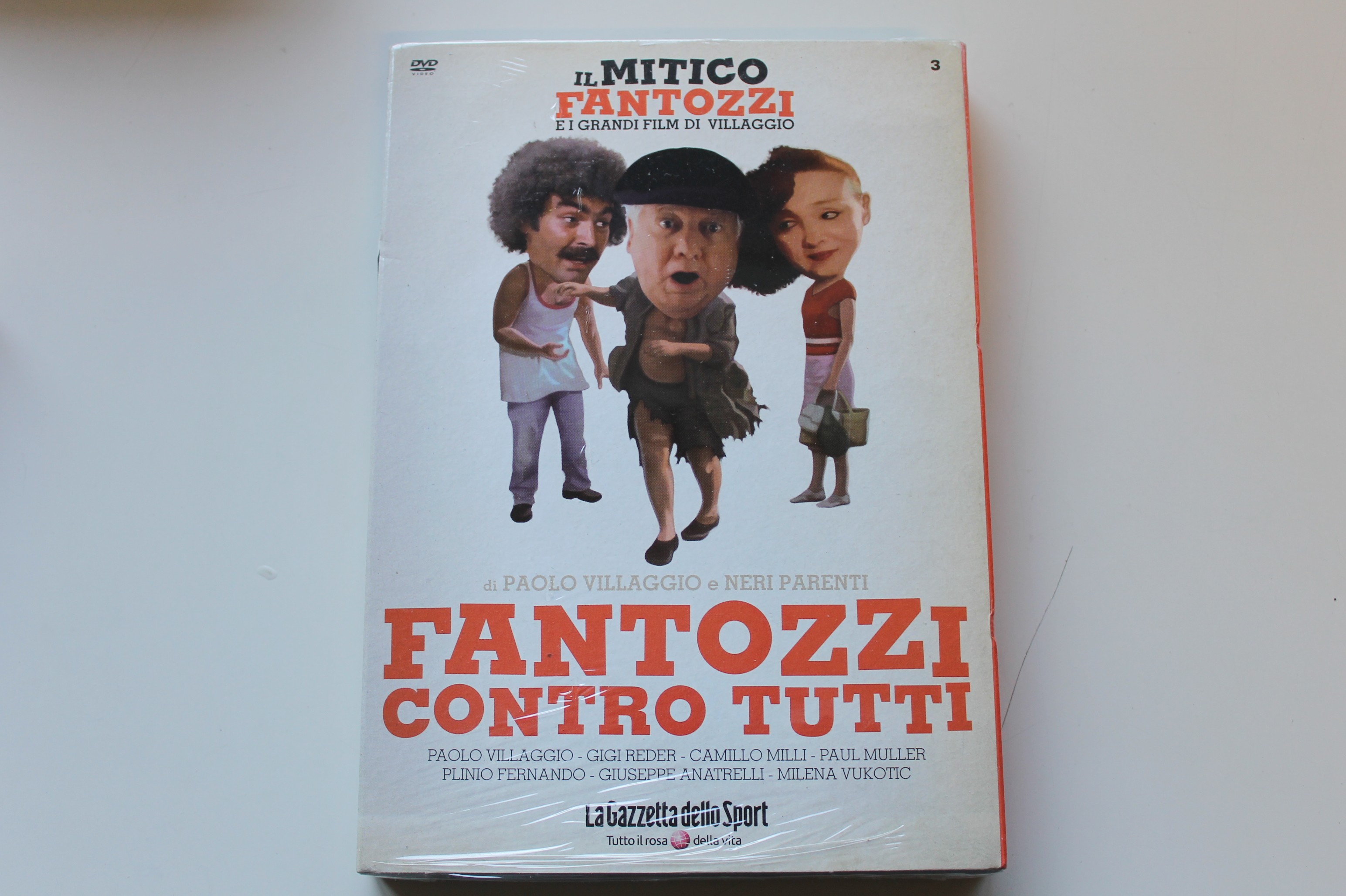 IL MITICO FANTOZZI E I GRANDI FILM DI VILLAGGIO,DVD, FANTOZZI CONTRO TUTTI,SIGILLATO