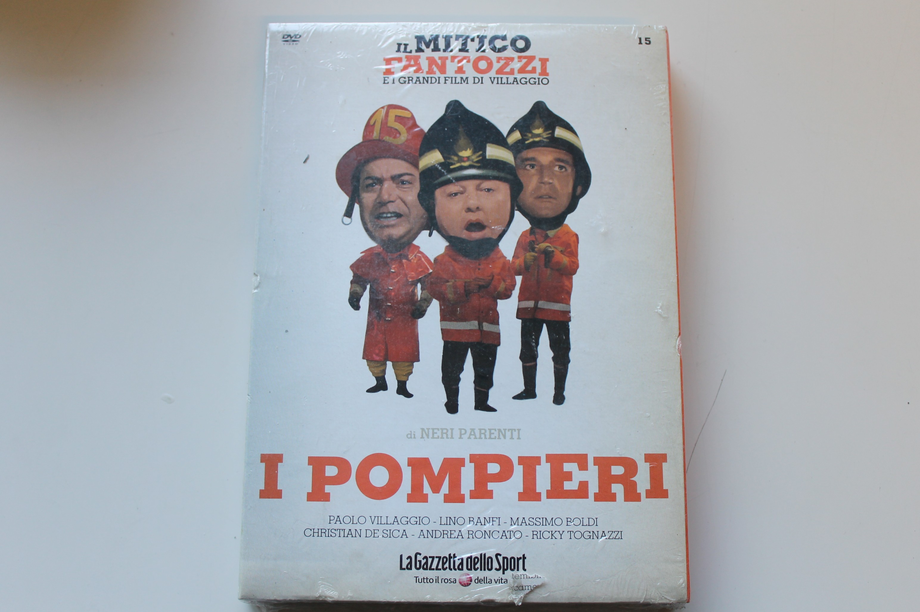 IL MITICO FANTOZZI E I GRANDI FILM DI VILLAGGIO,DVD, I POMPIERI,SIGILLATO