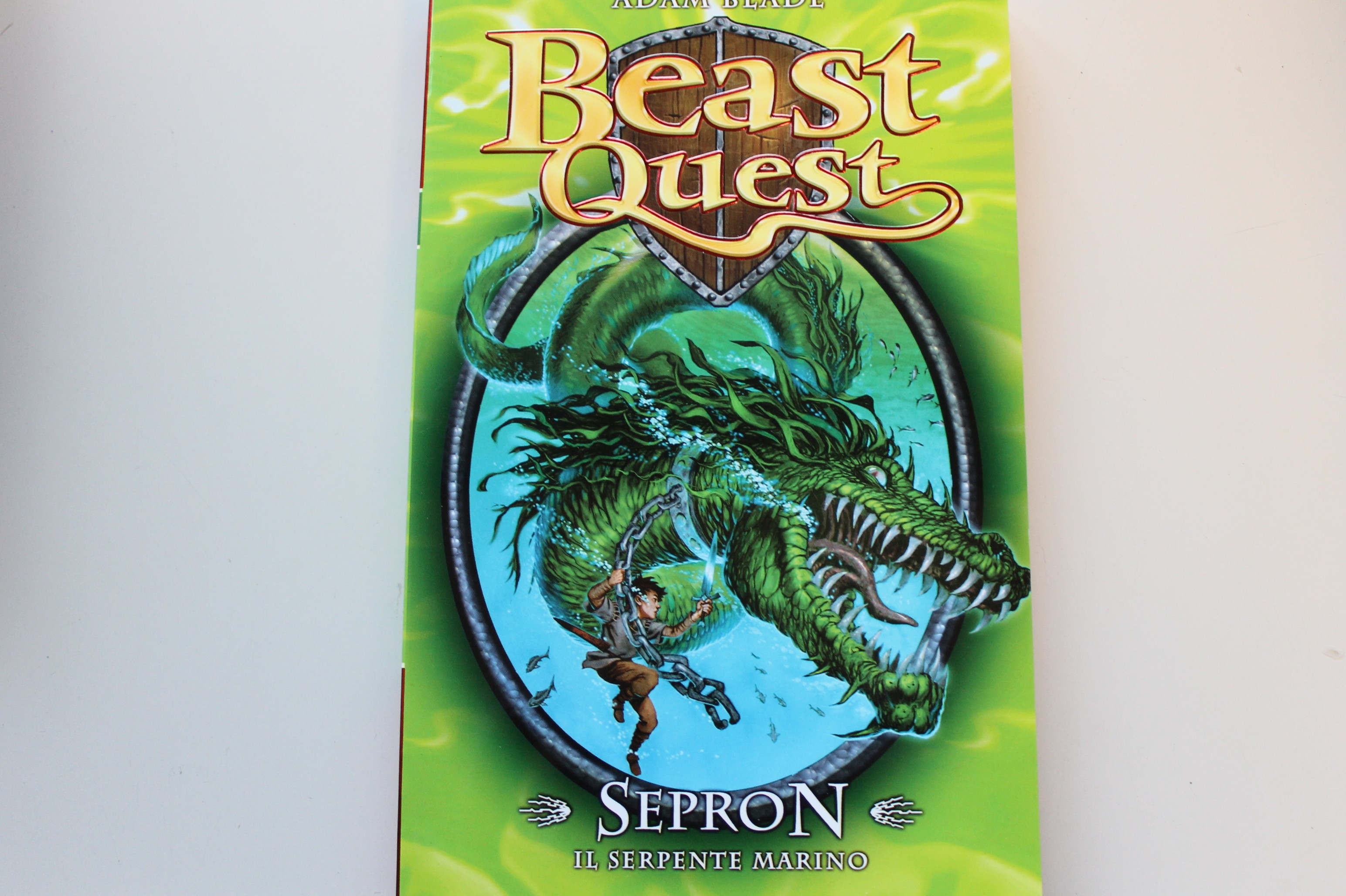 BEAST QUEST, ADAM BLADE, N.2 SEPRON IL SERPENTE MARINO, LA GAZZETTA DELLO SPORT