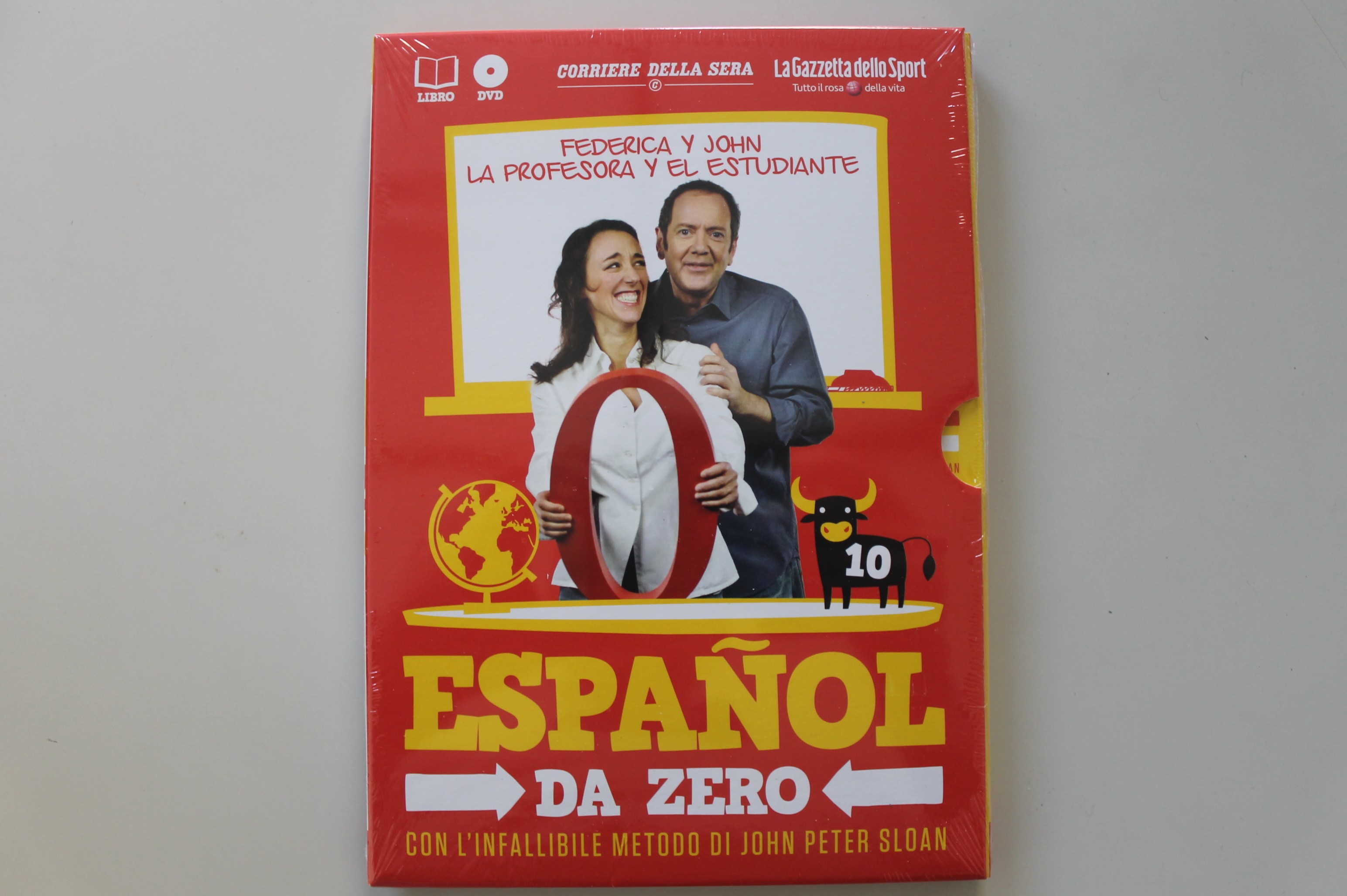 ESPANOL DA ZERO DVD VOLUME 10 CON IL METODO DI JOHN PETER SLOAN, FEDERICA Y JOHN, SIGILLATO