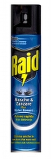 PEZZI 12-INSETTICIDA SPRAY MOSCHE ZANZARIERA ML400