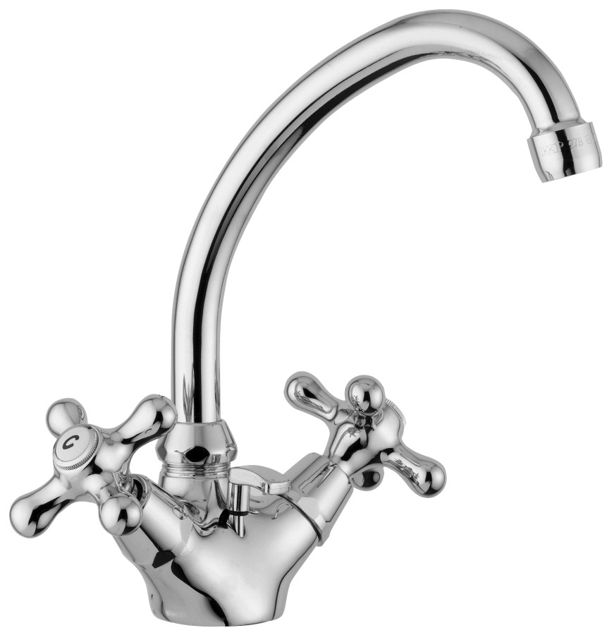 IRIS Gruppo monoforo lavabo girevole Scarico Automatico 1'