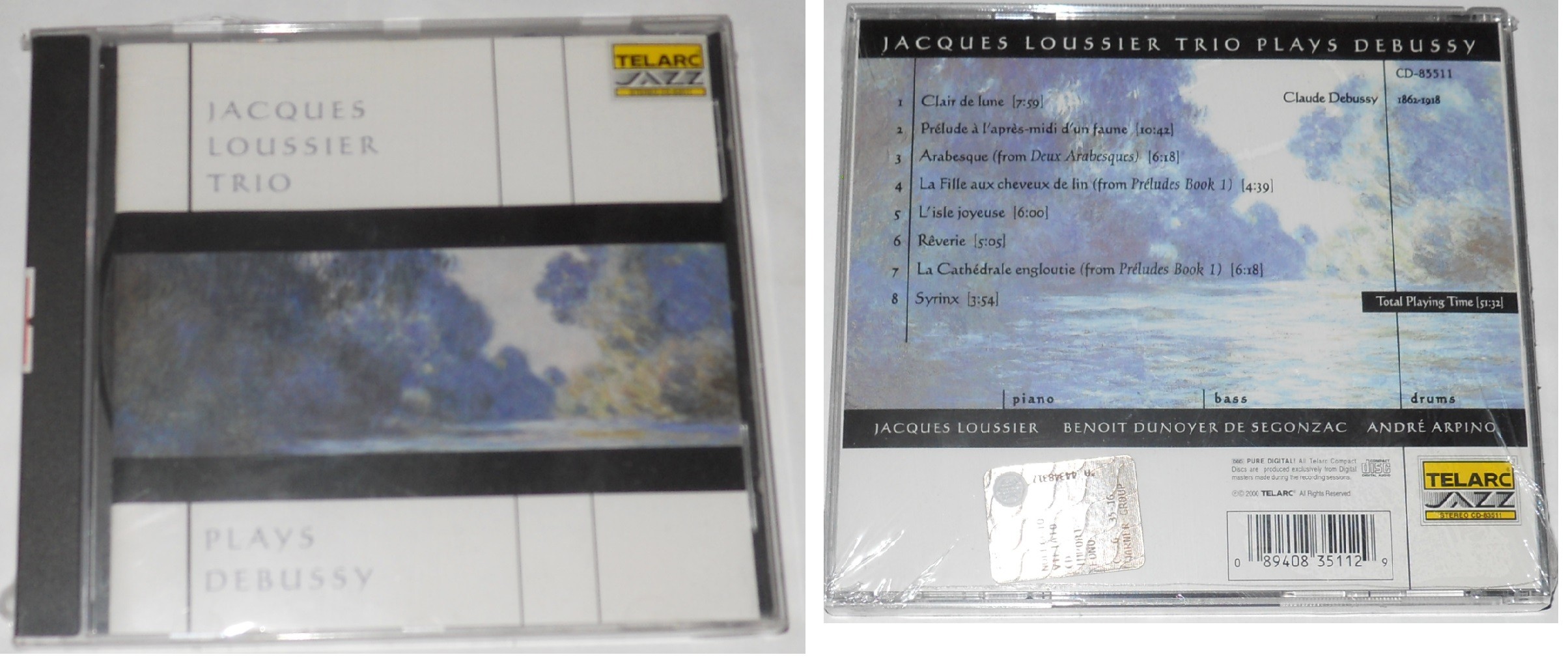 The Jacques Loussier Trio Plays Debussy