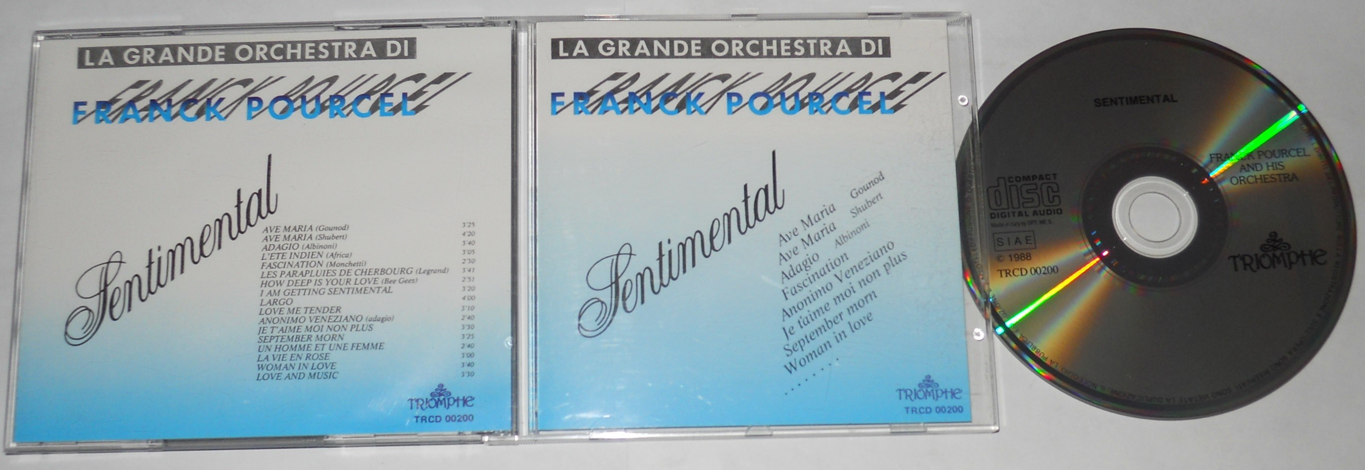 LA GRANDE ORCHESTRA DI FRANCK POURCEL - SENTIMENTAL