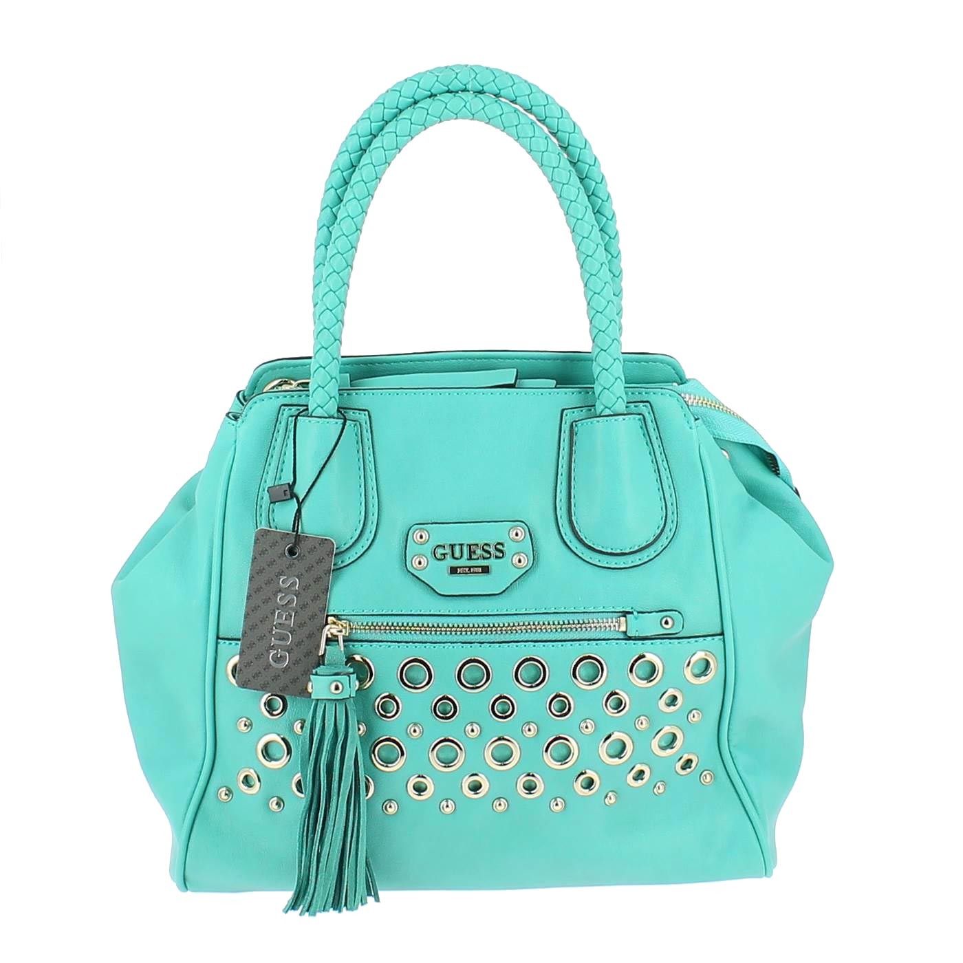 Borsa Donna Guess con tracolla Jodi VG436605 col. Jade verde acqua. Pacco regalo gratuito