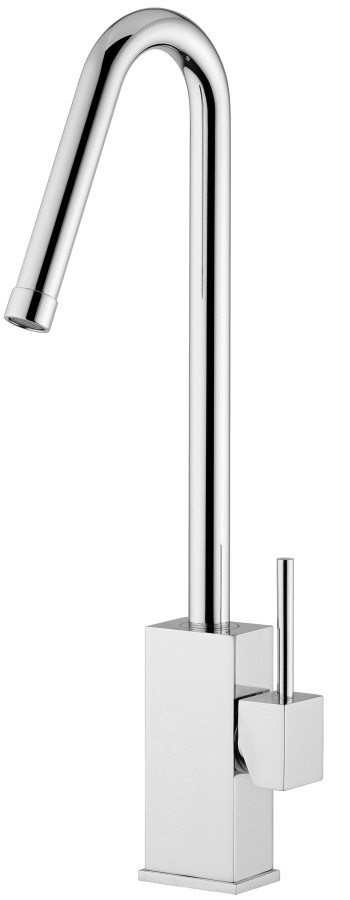 LEVEL Miscelatore lavello canna tonda leva Asta