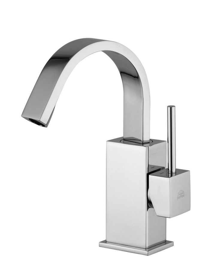 LEVEL Miscelatore bidet girevole Scarico Automatico 1' con piatta leva Asta