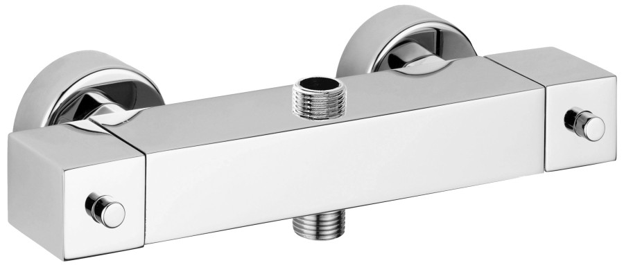 LEVEL Miscelatore termostatico d. esterno CON DEVIATORE (con racc.x ZCOL665)