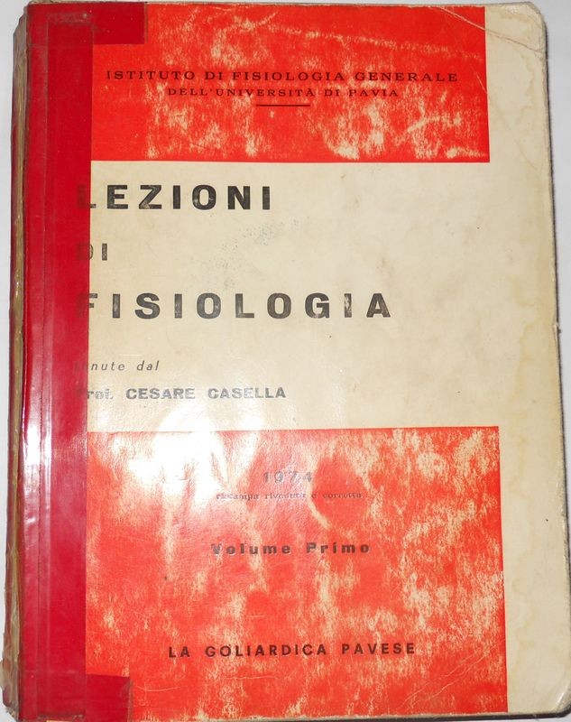 Lezioni di fisiologia Volume Primo