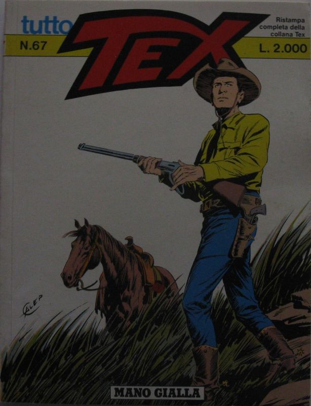 Tutto Tex. Mano gialla. n°67 del 1989,AA.VV.,Bonelli