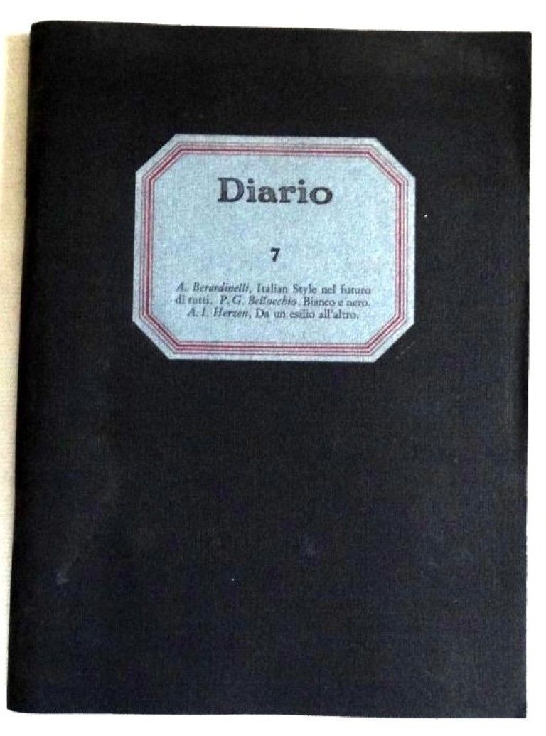 Diario. Rivista n. 7 anno V, aprile 1989,Piergiorgio Bellocchio, Alfonso Berardinelli,AA.VV