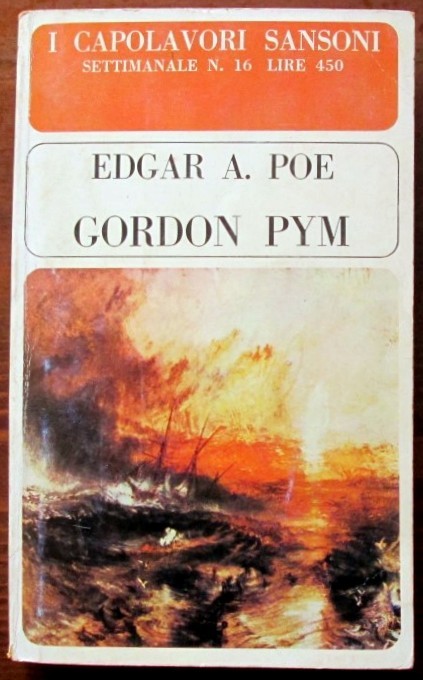 Gordon Pym,Edgar A. Poe,Sansoni
