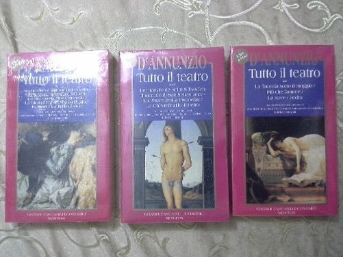 Tutto Il Teatro Cof. 3 Voll. Gabriele D'Annunzio Newton Compton Editori