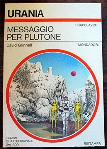 Messaggio Per Plutone Grinnell David Mondadori 