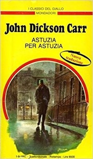 Astuzia Per Astuzia Carr Dickson John Alias Dickson Carter Giallo Mondadori Classici