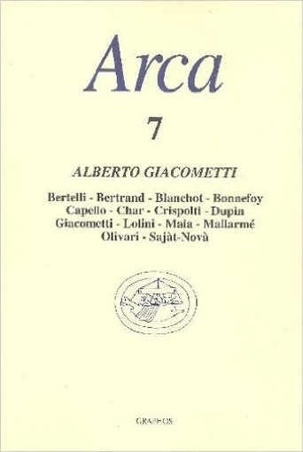 Arca. Dicembre 2001 - N. 7 Arca Quaderni Di Scrittura Graphos 
