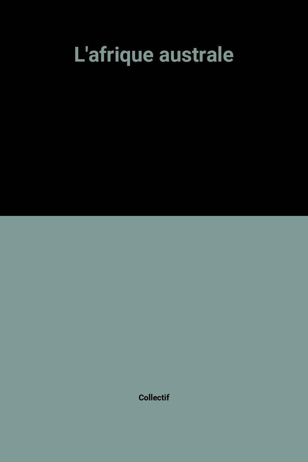 L'Afrique Australe Collectif Larousse 