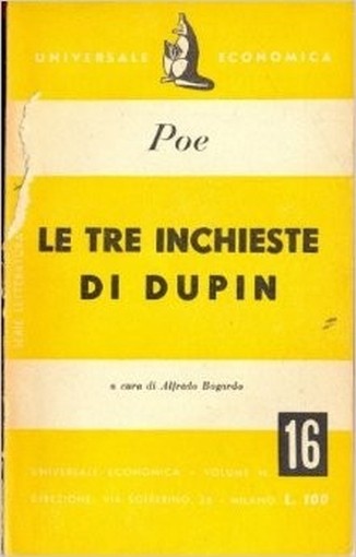 Le Tre Inchieste Di Dupin Edgar Allan Poe Universale Economica