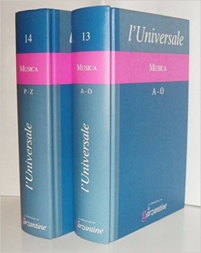 L'Universale - Musica 2 Volumi (Le Garzantine) Autori Vari (Autore) Garzanti 