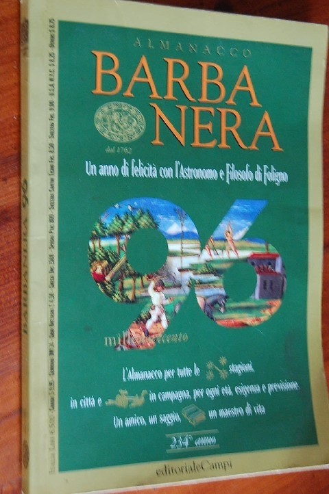 Almanacco Barbanera Del 1996 Barbanera Editoriale Campi 