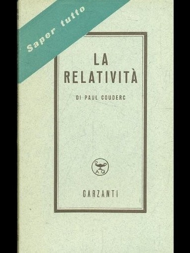 La Relativita' Paul Couderc Garzanti 