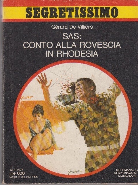 Sas: Conto Alla Rovescia In Rhodesia Gerard De Villiers Mondadori 