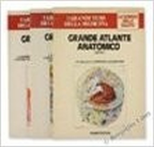 Grande Atlante Anatomico. 3 Volumi Vannini Vanio. Fabbri, I Grandi Temi Della Medicina, 