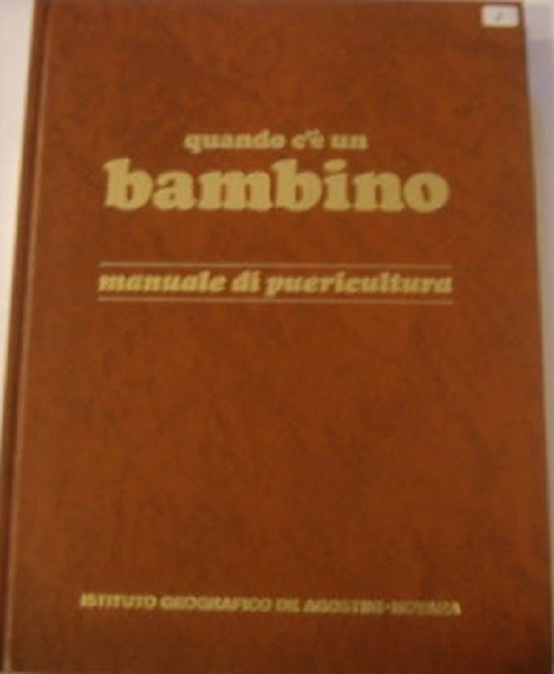 Quando C'E' Un Bambino. Manuale Di Pericultura Castello D. Gomirato Sandrucci M. Istituto Geografico De Agostini 