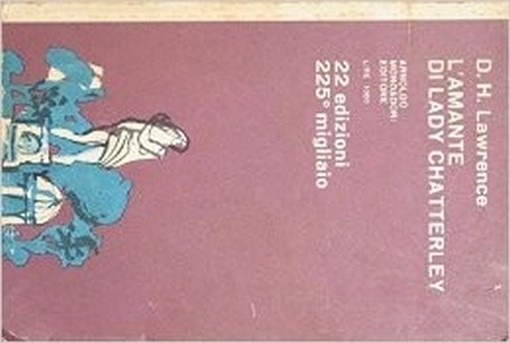 L'Amante Di Lady Chatterley Lawrence D.H. Arnoldo Mondadori Editore 