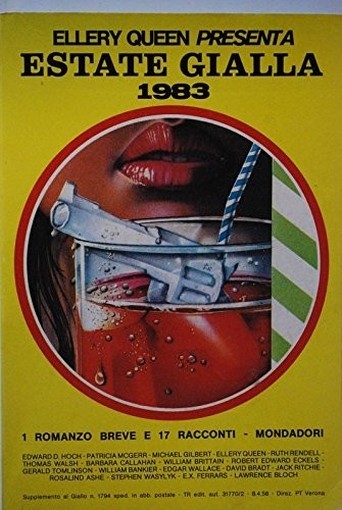 Ellery Queen Presenta Estate Gialla 1983 Vv. Aa. Mondadori 