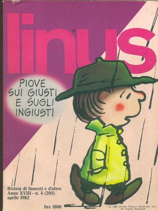 Linus Anno 18 N.4 1982 Aa. Vv. .