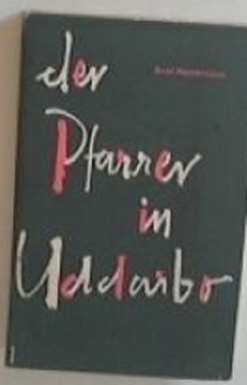 Der Pfarrer In Uddarbo.  Axel. Hambraeus Zurich Zwingli 1957. 