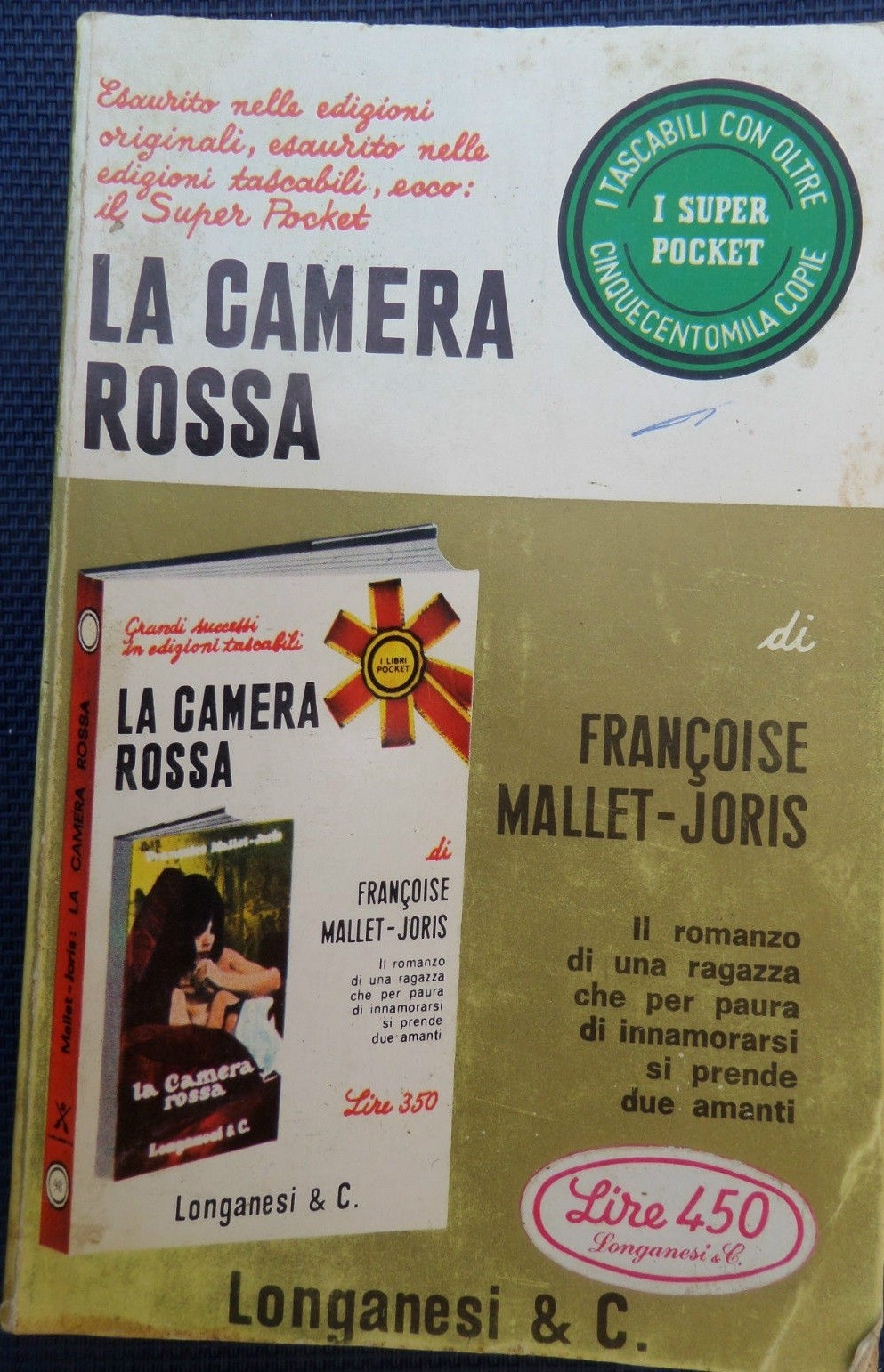 La Camera Rossa Mallet Joris Francoise Longanesi & C 