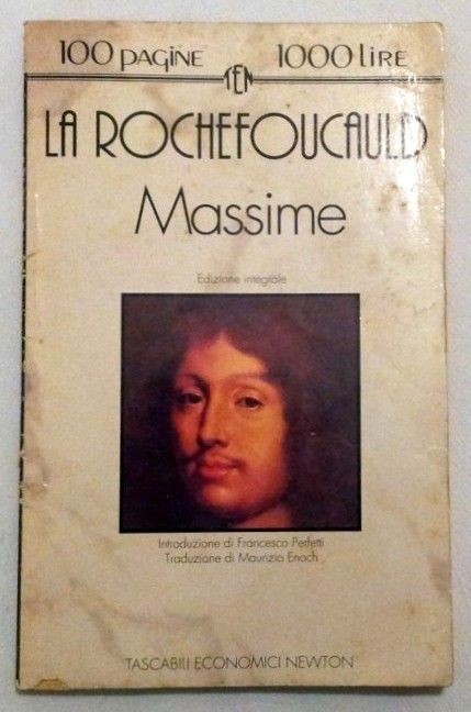 Massime,François de La Rochefoucauld,Newton Compton