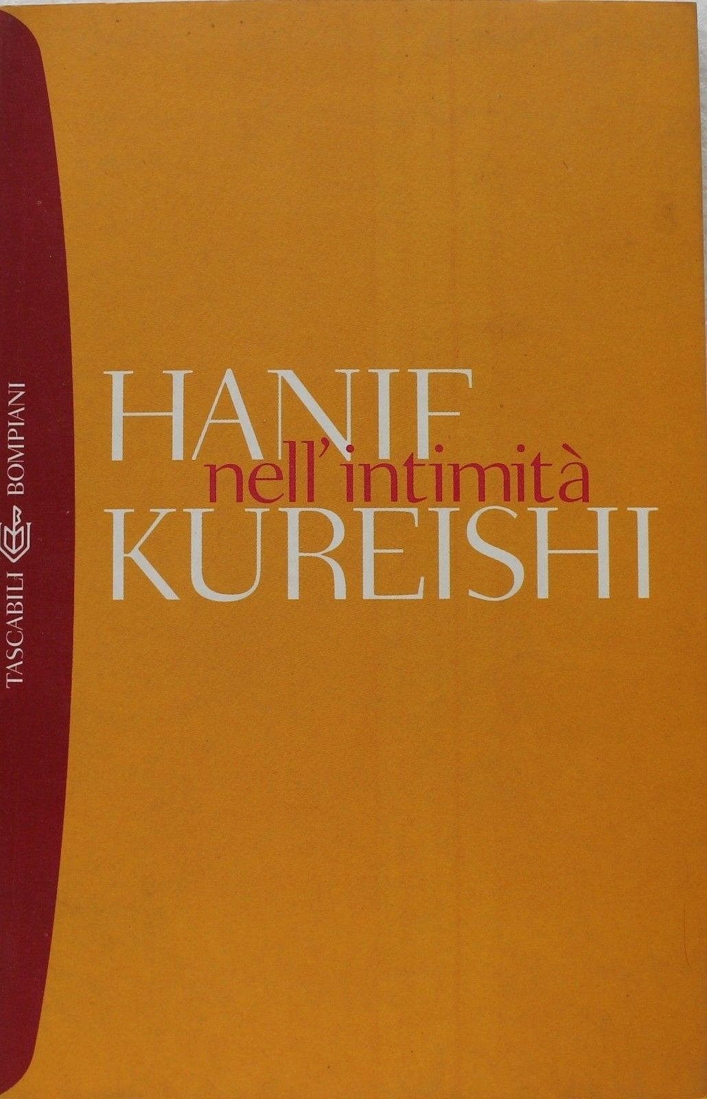 Nell'intimità,Hanif Kureishi,Bompiani