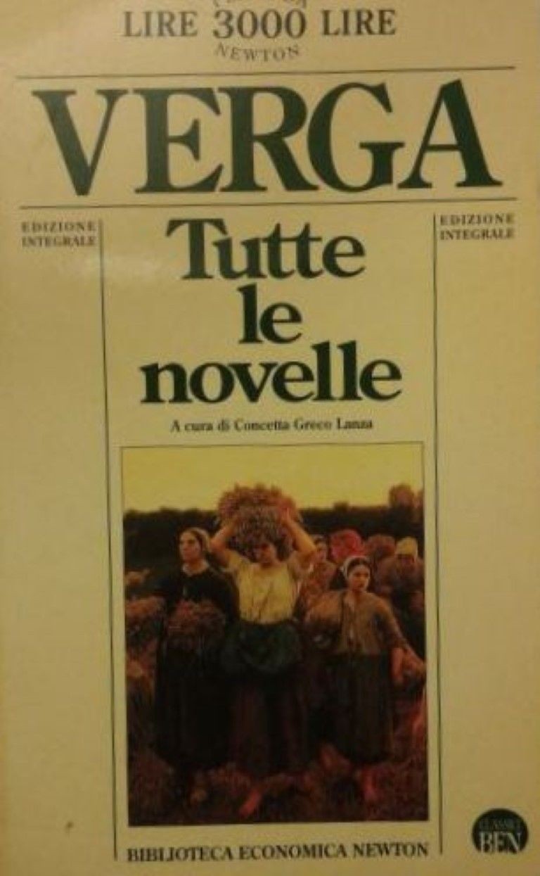Tutte le novelle,Giovanni Verga,Biblioteca economica Newton