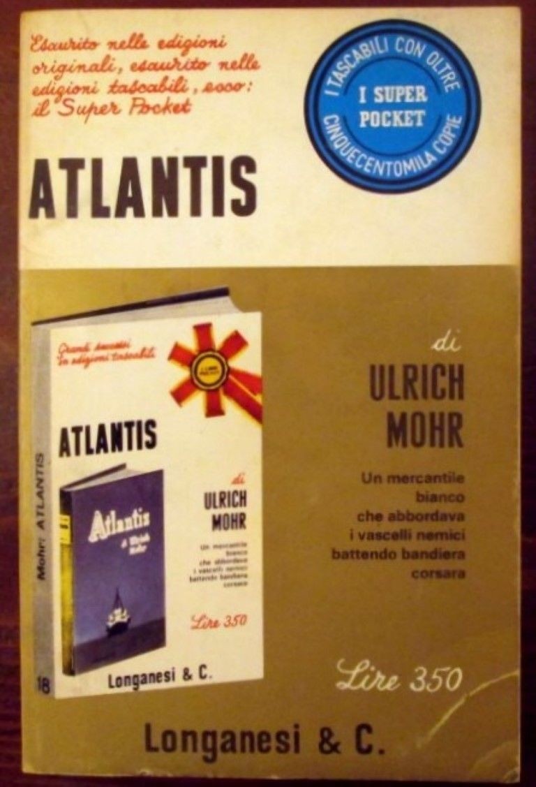 Atlantis,Ulrich Mohr,Longanesi & C.