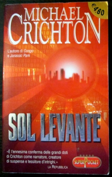 Sol levante,Michael Crichton,RL Libri