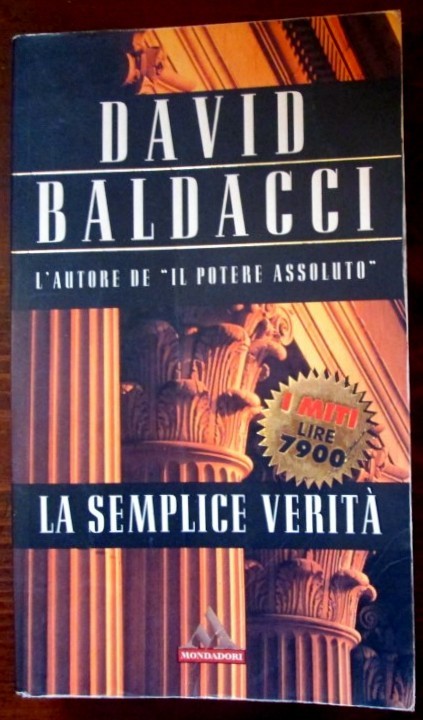 La semplice verità,David Baldacci,Mondadori