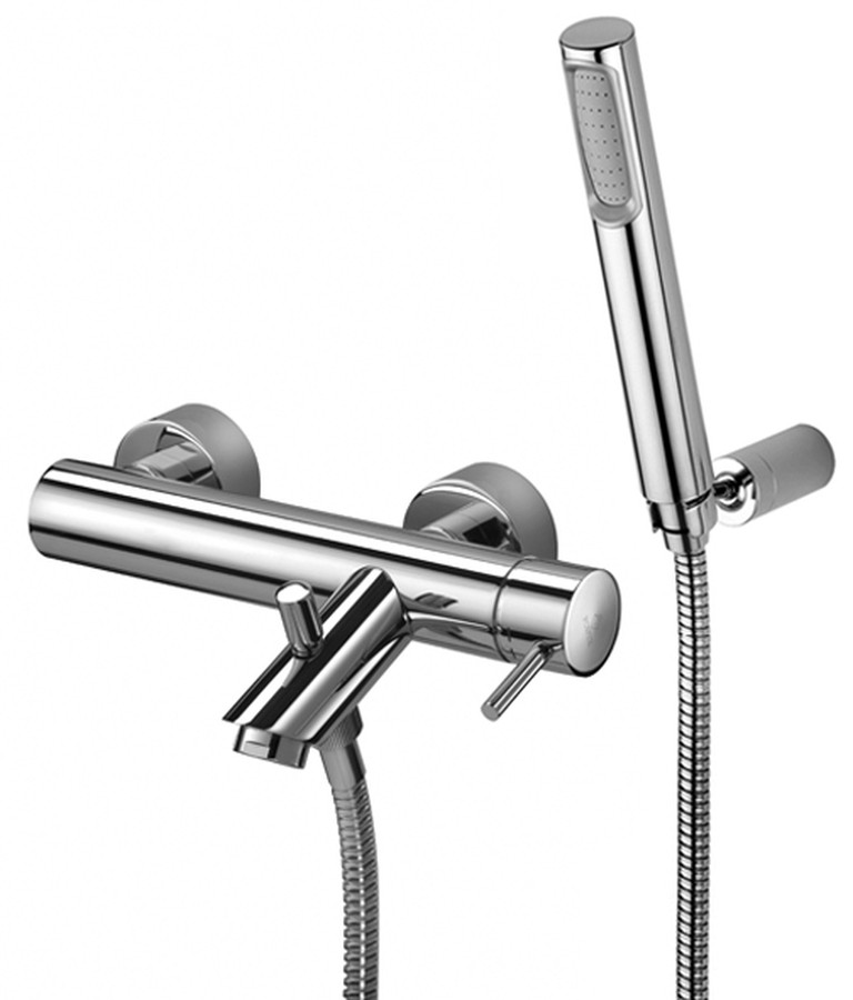 LIGHT Miscelatore vasca con duplex