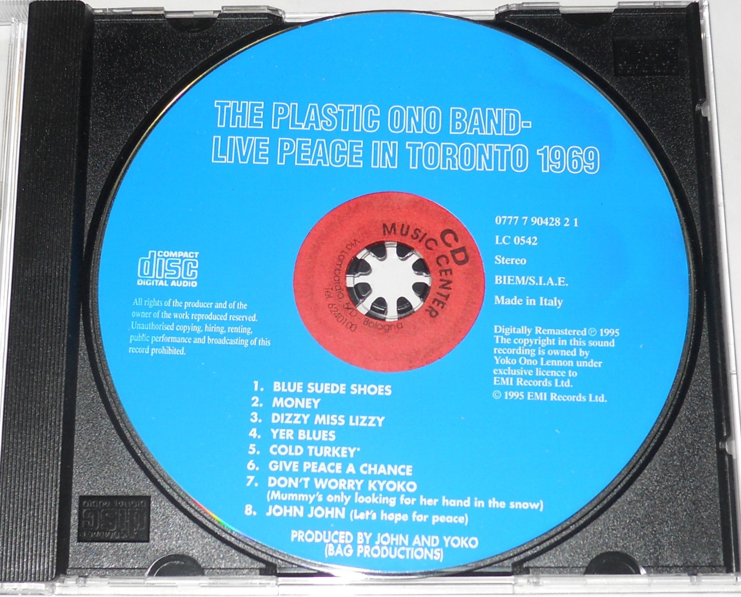 The Plastic Ono Band - Live peace in Toronto 1969