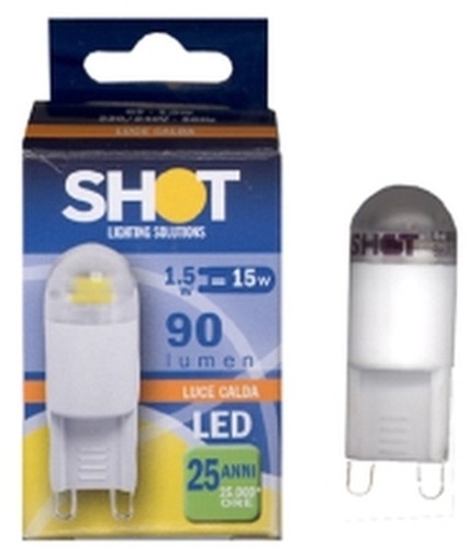SHOT LAMPADE LAMPADINE LED BISPINA 2,5W 230V. G9