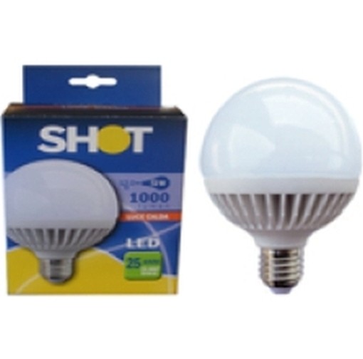 SHOT LAMPADE LAMPADINE LED GLOBO OPALE 2700 12W E27