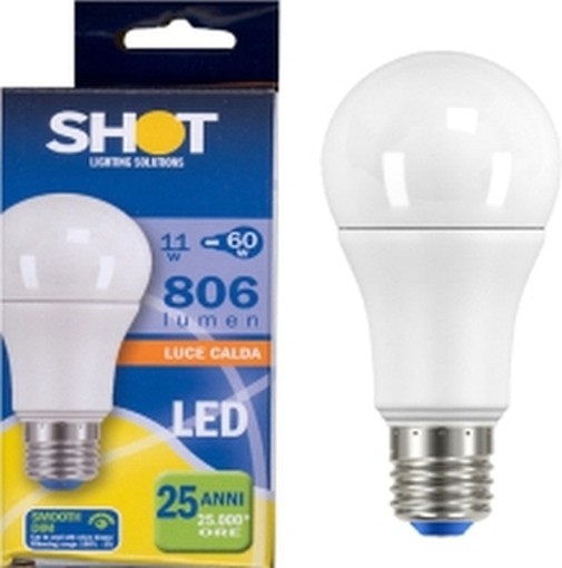 SHOT LAMPADE LAMPADINE LED GOCCIA OPALE E27 DIM.11W