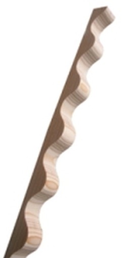 PEZZI 50-LISTELLI LEGNO X ONDULUX M.2